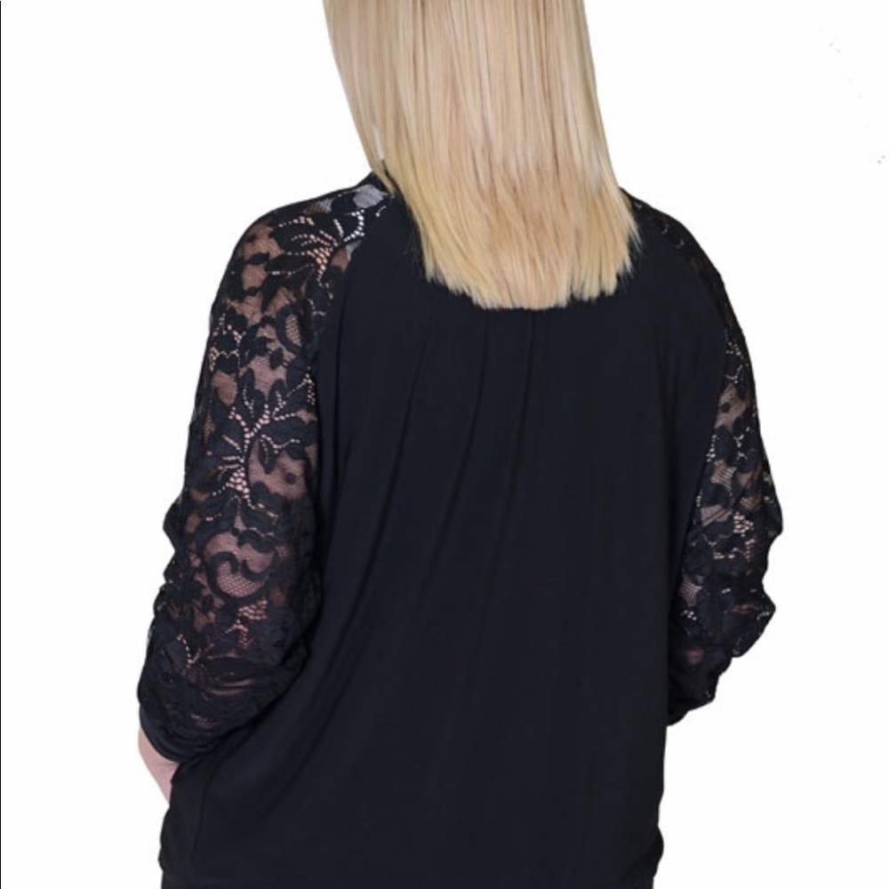 Sympli reversible lace bomber jacket size 8 NWT!!!